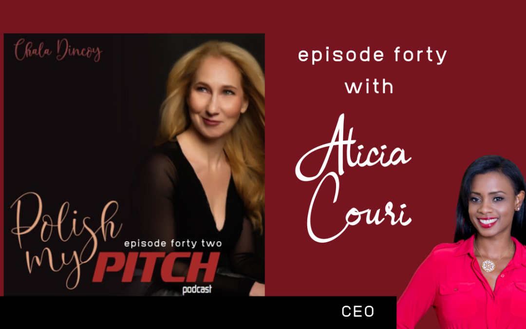 Polish My Pitch Podcast episode forty with Alicia Couri, CEO