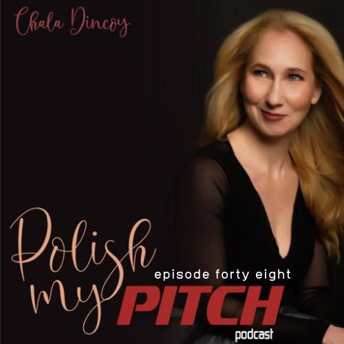 Polish My Pitch Podcast episode forty eight with Angela Proffitt, CEO